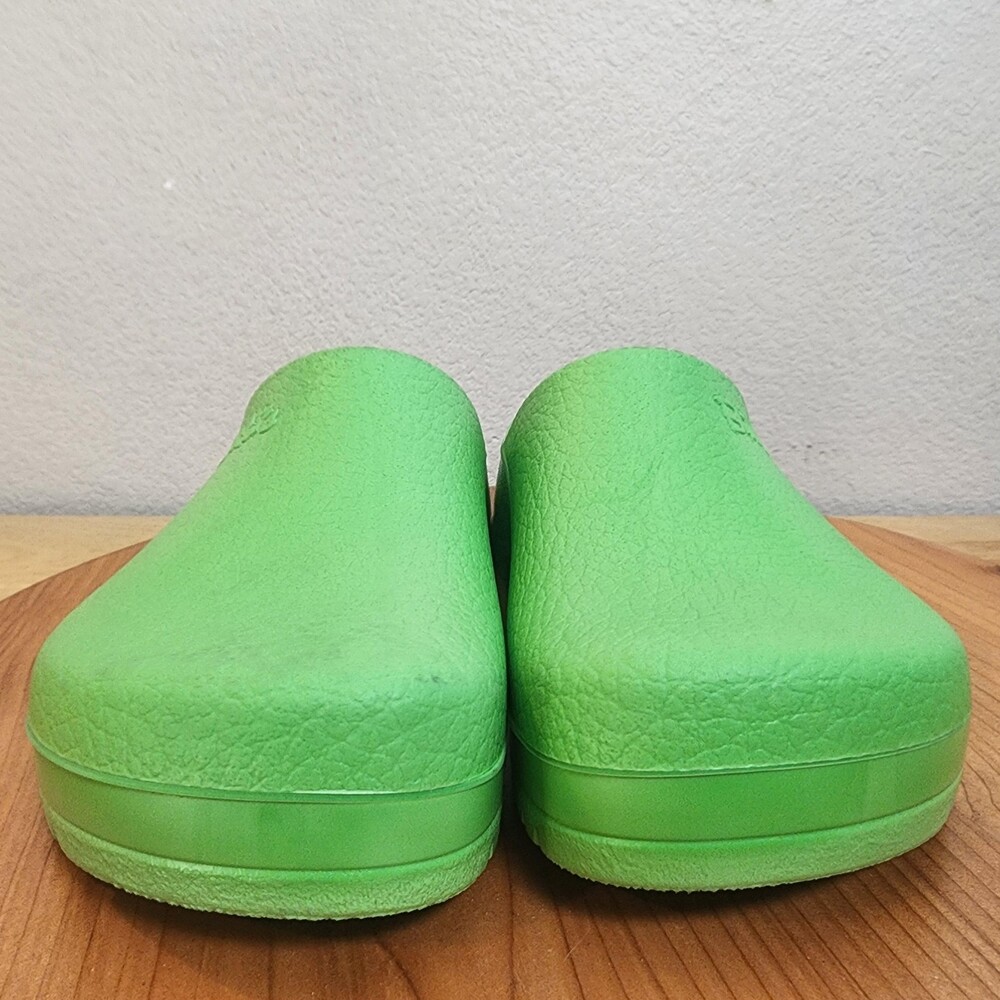 Birkenstock Super Birki's Clogs Shoes Womens Size 8 Green Slip Resistant Comfort - Picture 9 of 14